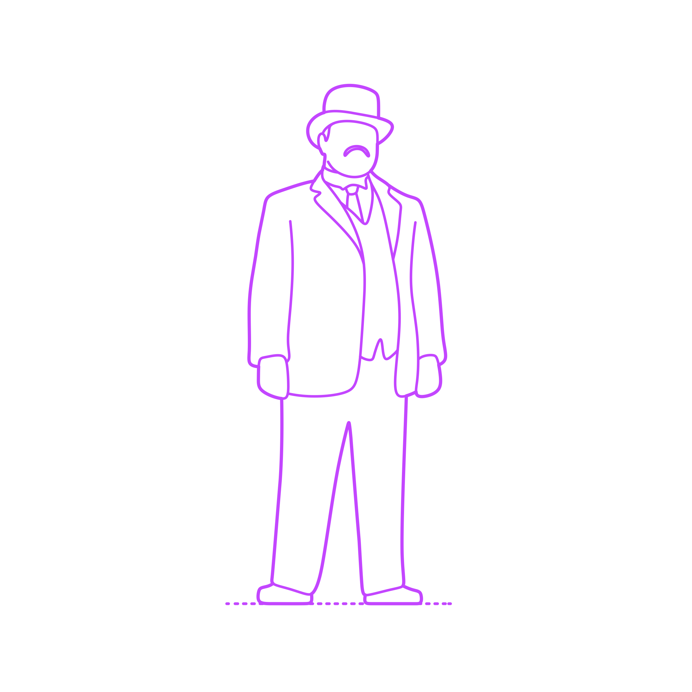 Pop Culture James Bond Oddjob Contour Svg Vector Free Vectors